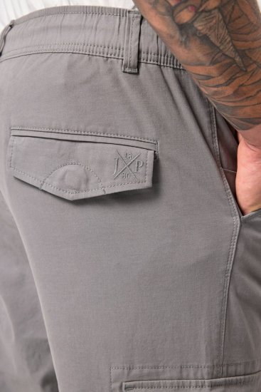 JP1880 Cargo Pants Flexnamic Modern Fit Grey - Farkut ja housut - Miesten isot farkut ja isot housut W40-W70