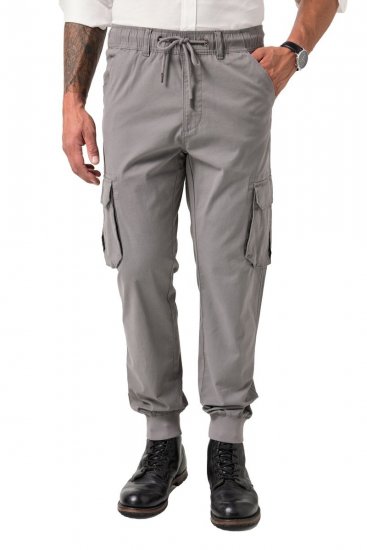 JP1880 Cargo Pants Flexnamic Modern Fit Grey - Farkut ja housut - Miesten isot farkut ja isot housut W40-W70