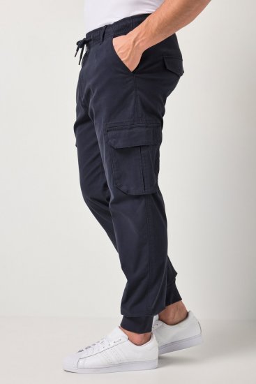 JP1880 Stretchy FLEXNAMIC Cargo Pants Navy - Miesten reisitaskuhousut isot koot - Isojen miesten reisitaskuhousut