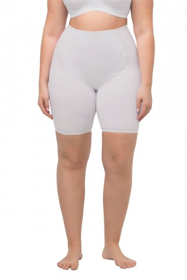 Ulla Popken 793851 Muotoilevat shortsit Valkoinen - Muotoilevat alusasut - 