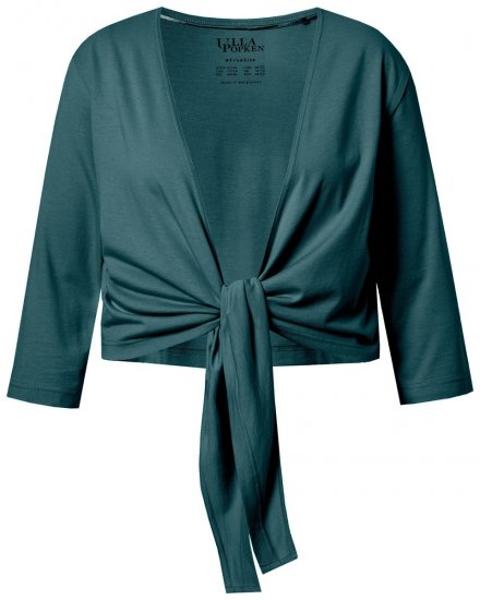 Ulla Popken 794514 Solmittava trikoobolero Petrooli - Bolerot - 