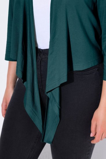 Ulla Popken 794514 Solmittava trikoobolero Petrooli - Bolerot - 