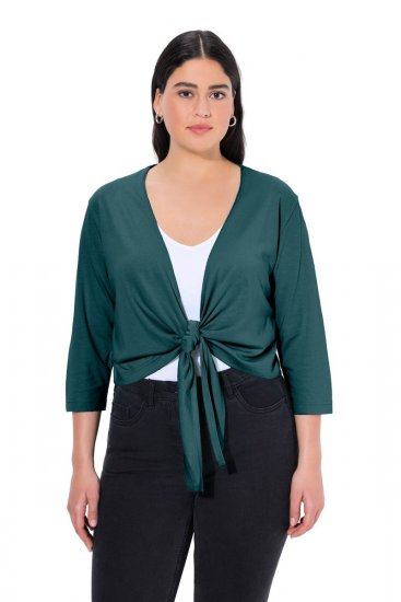 Ulla Popken 794514 Solmittava trikoobolero Petrooli - Bolerot - 