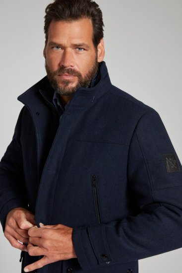 JP1880 Jacket Water-repellent Herringbone Insert Navy - Takit - Miesten Takit, isot koot – 2XL – 12XL