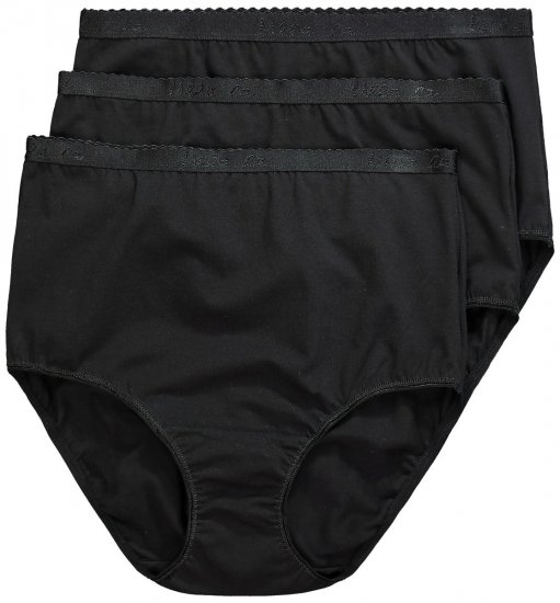 Ulla Popken 795269 Alushousut 3 kpl Musta - Alushousut - 