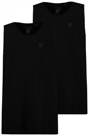 JP1880 796858 Hihaton paita 2 kpl Musta - T-paidat - Isot T-paidat 2XL – 14XL