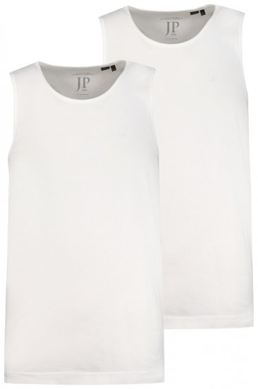 JP1880 796858 Hihaton paita 2 kpl Valkoinen - T-paidat - Isot T-paidat 2XL – 14XL