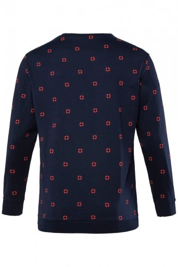 JP1880 Two-piece Pyjamas Long Sleeve and Long Trousers Navy - Alusvaatteet & uimavaatteet - Miesten Isot alusvaatteet 