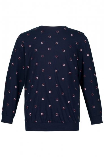 JP1880 Two-piece Pyjamas Long Sleeve and Long Trousers Navy - Alusvaatteet & uimavaatteet - Miesten Isot alusvaatteet 
