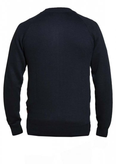 D555 Tanner Sweater Navy - Hupparit ja collegepaidat - Miesten hupparit ja collegepaidat isot koot