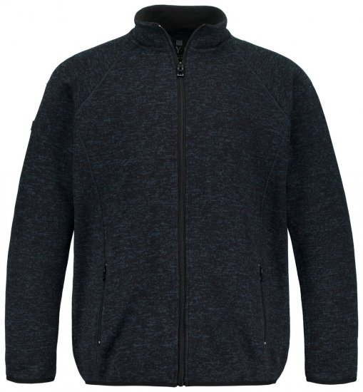 Jay-Pi 802394 Neulefleecetakki Tummansininen - Takit - Miesten Takit, isot koot – 2XL – 12XL