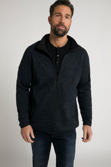 Jay-Pi 802394 Neulefleecetakki Tummansininen TALL - TALL takit - TALL-takit pitkille miehille