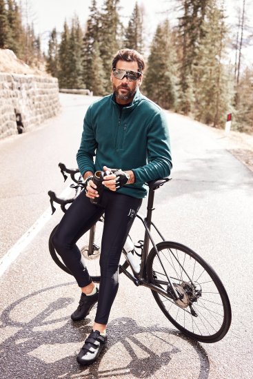 JP1880 Jay-Pi Cycling Pants Black - Urheiluvaatteet & ulkoilu - Miesten urheiluvaatteet isot koot