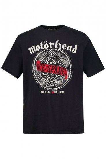JP1880 Motörhead ACE Graphic Comfort Fit Band T-Shirt Black - T-paidat - Isot T-paidat 2XL – 14XL