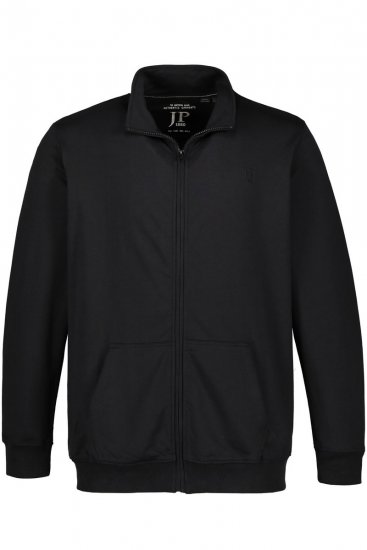 JP1880 802933 Collegesetti takki ja housut Musta - Verryttelypuvut - Miesten verryttelypuvut isot koot