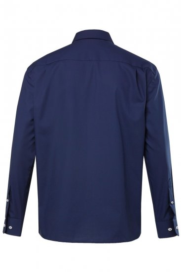 JP1880 Shirt Business Long Sleeve Navy - Kauluspaidat - Miesten isot kauluspaidat 2XL – 8XL