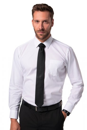 JP1880 804890 Pitkähihainen silitysvapaa Business-paita Valkoinen - Kauluspaidat - Miesten isot kauluspaidat 2XL – 8XL