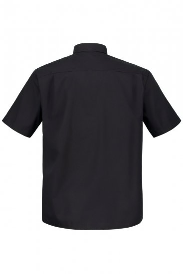 JP1880 804891 Lyhythihainen kauluspaita Musta - Kauluspaidat - Miesten isot kauluspaidat 2XL – 8XL