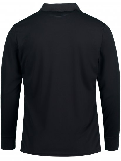 JP1880 Jay-Pi QuickDry Long Sleeve Golf Polo Shirt Black - Urheiluvaatteet & ulkoilu - Miesten urheiluvaatteet isot koot