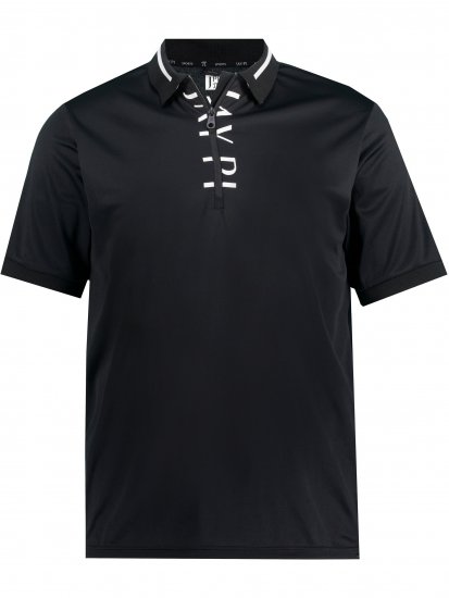 JP1880 Jay-Pi Golf Polo Shirt Black - Urheiluvaatteet & ulkoilu - Miesten urheiluvaatteet isot koot