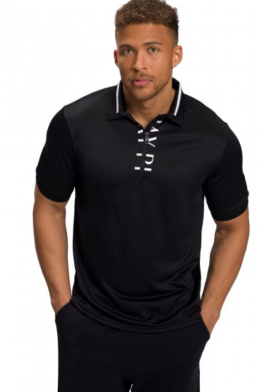 JP1880 Jay-Pi Golf Polo Shirt Black - Urheiluvaatteet & ulkoilu - Miesten urheiluvaatteet isot koot