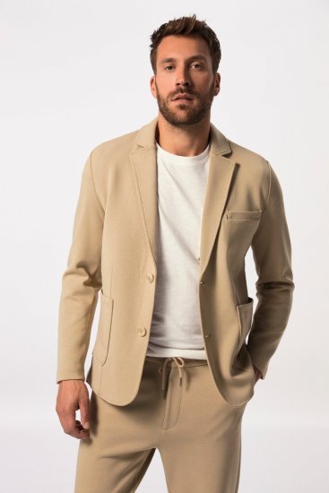 JP1880 New York Flexnamic Jerseybleiseri Beige - Puvut ja pikkutakit - Pukuja suurissa mitoissa