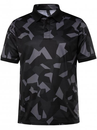 Jay-Pi QuickDry Golf Polo Shirt Camouflage Black - Urheiluvaatteet & ulkoilu - Miesten urheiluvaatteet isot koot