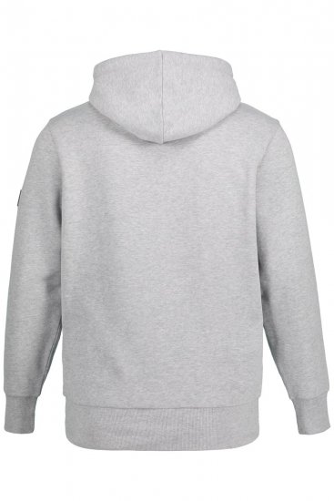 JAY-PI Hoodie with Soft Brushed Interior Grey - Hupparit ja collegepaidat - Miesten hupparit ja collegepaidat isot koot