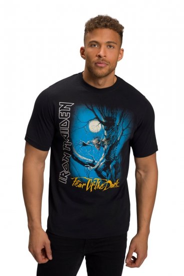 JP1880 Iron Maiden Graphic Comfort Fit Band T-Shirt Black - T-paidat - Isot T-paidat 2XL – 14XL