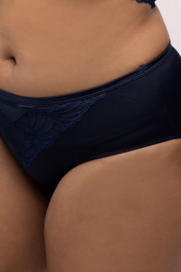 Ulla Popken 811602 Alushousut pitsillä Tummansininen - Alushousut - 