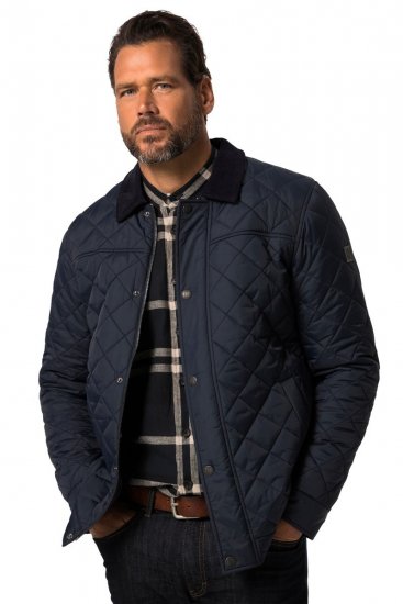 JP1880 Jacket Quilted Navy - Takit - Miesten Takit, isot koot – 2XL – 12XL