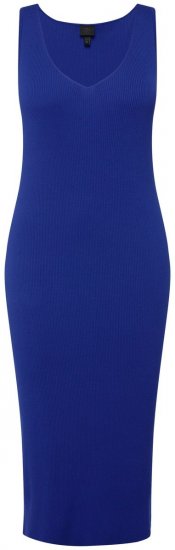 Ulla Popken 817591 Neulemekko V-aukolla Sininen - Neulemekot - 