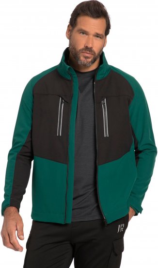 JP1880 Jay-PI Flexnamic Softshell Jacket Bottle Green - Urheiluvaatteet & ulkoilu - Miesten urheiluvaatteet isot koot