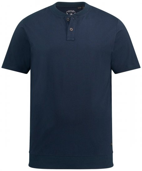JP1880 818628 Henley-paita vatsamallilla Tummansininen - T-paidat - Isot T-paidat 2XL – 14XL