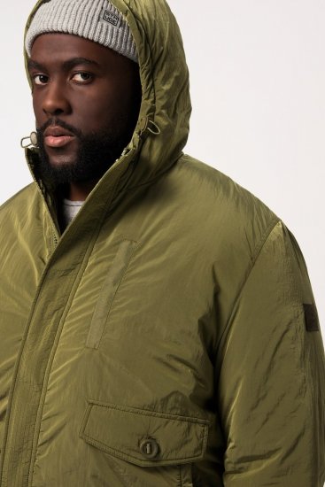 STHUGE Bomber Jacket With Hood Green - Takit - Miesten Takit, isot koot – 2XL – 12XL