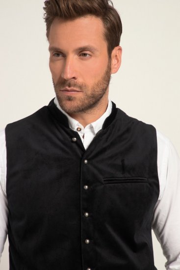 JP1880 Velvet Vest Traditional Black - Juhlapukeutuminen - Juhlapukeutuminen – Juhli tyylikkäästi ja mukavasti