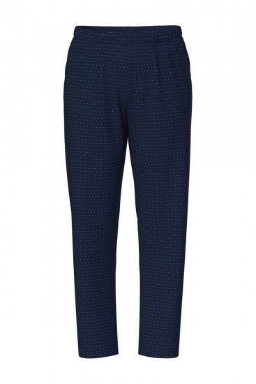 Ulla Popken 821244 Pilkullinen pyjama Tummansininen - Pyjama/Loungewear - 