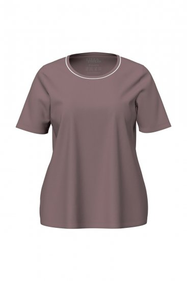 Ulla Popken 821244 Pilkullinen pyjama Ruskea - Pyjama/Loungewear - 