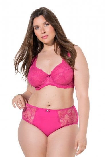 Ulla Popken 822864 Alushousut pitsillä Roosa - Alushousut - 