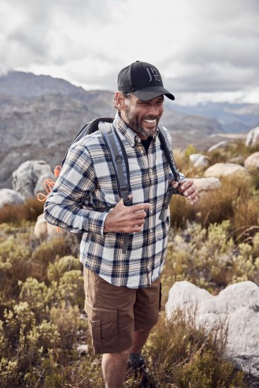 JP1880 Jay-Pi Flexnamic Bermuda Cargo Shorts Copper Brown - Urheiluvaatteet & ulkoilu - Miesten urheiluvaatteet isot koot