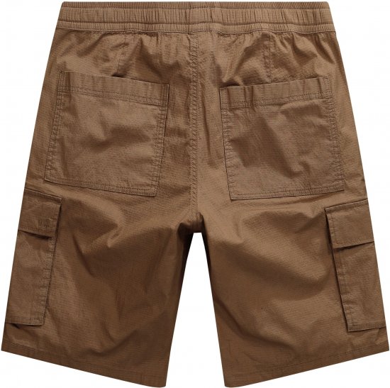 JP1880 Jay-Pi Flexnamic Bermuda Cargo Shorts Copper Brown - Urheiluvaatteet & ulkoilu - Miesten urheiluvaatteet isot koot