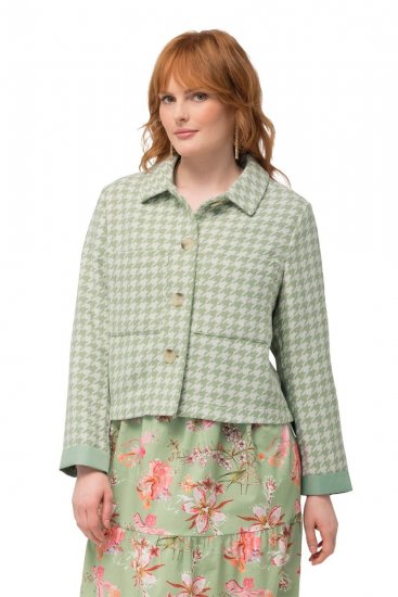 Ulla Popken 823536 Takki Valkoinen - Takit - Naisten takit plus-koossa