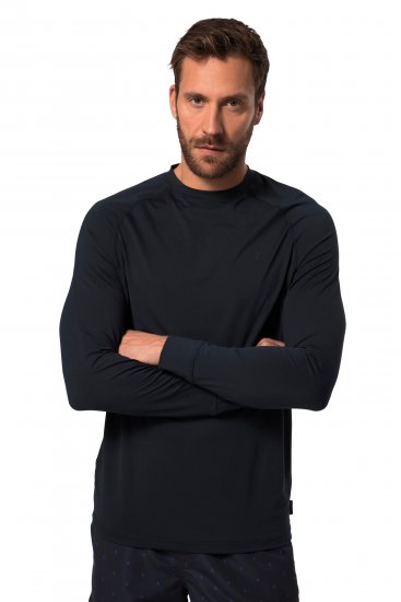 JP1880 Jay-Pi UV Protection Long Sleeve Swimming Top Navy Blue - Alusvaatteet & uimavaatteet - Miesten Isot alusvaatteet 
