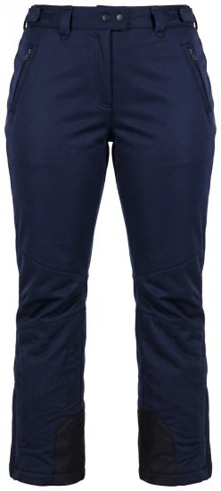 Ulla Popken 824297 Softshell-housut lumilukolla Tummansininen - Hiihtovaatteet - 