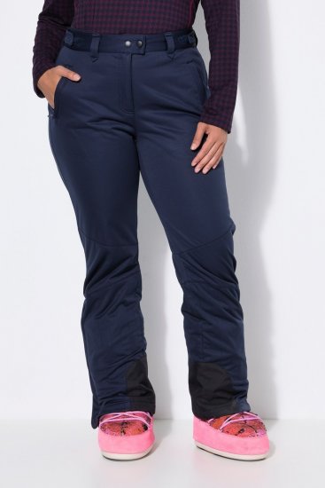 Ulla Popken 824297 Softshell-housut lumilukolla Tummansininen - Hiihtovaatteet - 