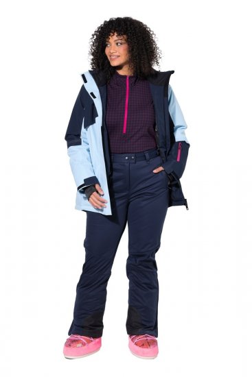 Ulla Popken 824297 Softshell-housut lumilukolla Tummansininen - Hiihtovaatteet - 