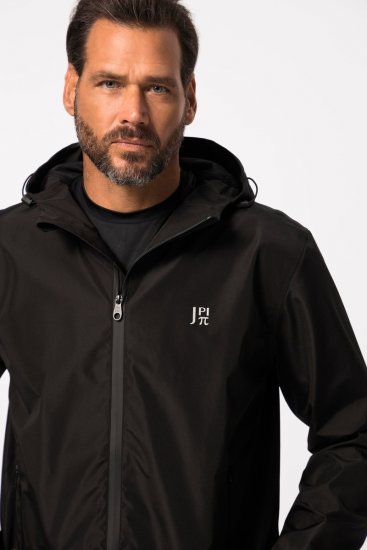 Jay-Pi 825611 Sadetakki teipatuilla saumoilla Musta - Takit - Miesten Takit, isot koot – 2XL – 12XL