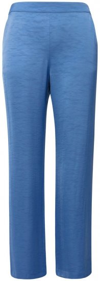 Ulla Popken 826163 Leveälahkeiset puvunhousut Denimsininen - Kangashousut - Naisten plus-size kangashousut
