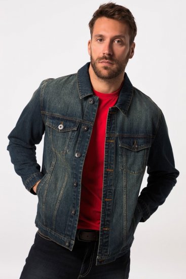 JP1880 Denim Jacket Dark Blue Denim - Takit - Miesten Takit, isot koot – 2XL – 12XL