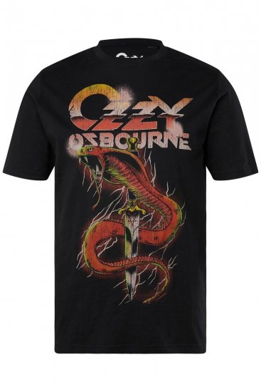 JP1880 Ozzy Osbourne Graphic Band T-Shirt Black - T-paidat - Isot T-paidat 2XL – 14XL
